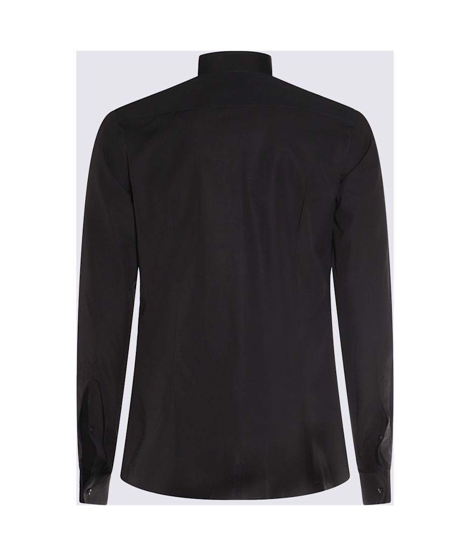 Canali Black Cotton Shirt | italist