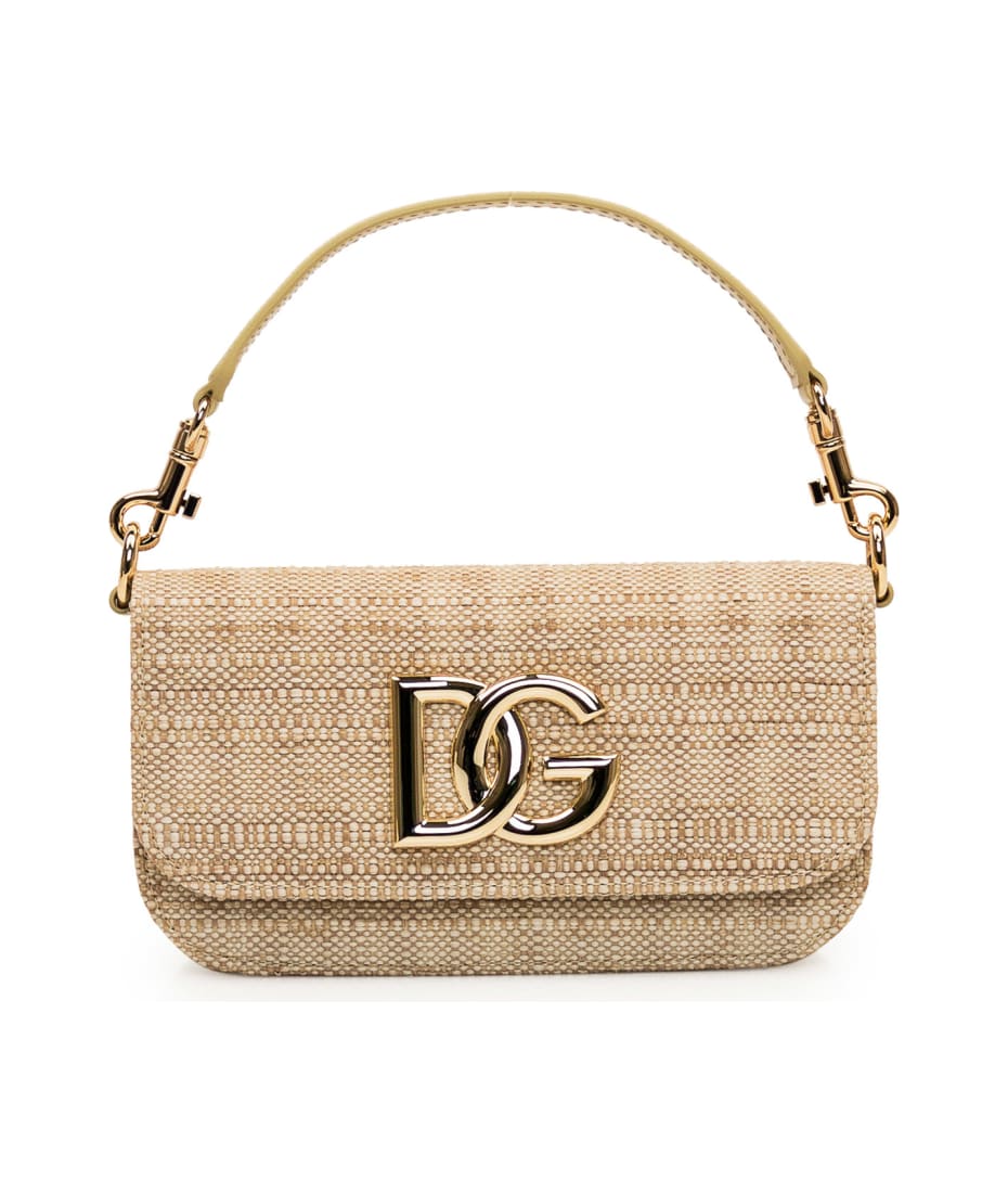 Dolce & Gabbana Raffia Shoulder Bag | italist