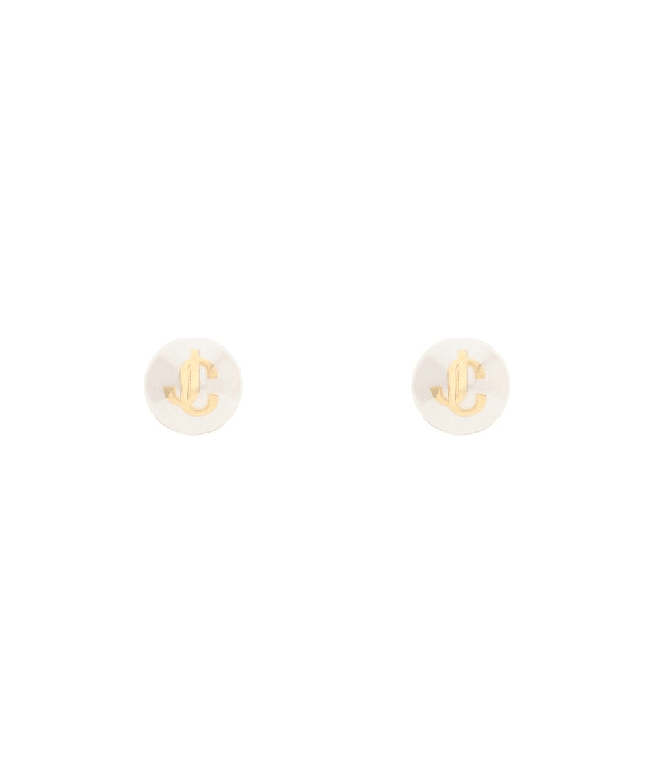 ピアス JIMMY CHOO JC PEARL STUDS EARRINGS Gold-Finish Metal JC Pearl Stud Earrings | JC Pearl Studs