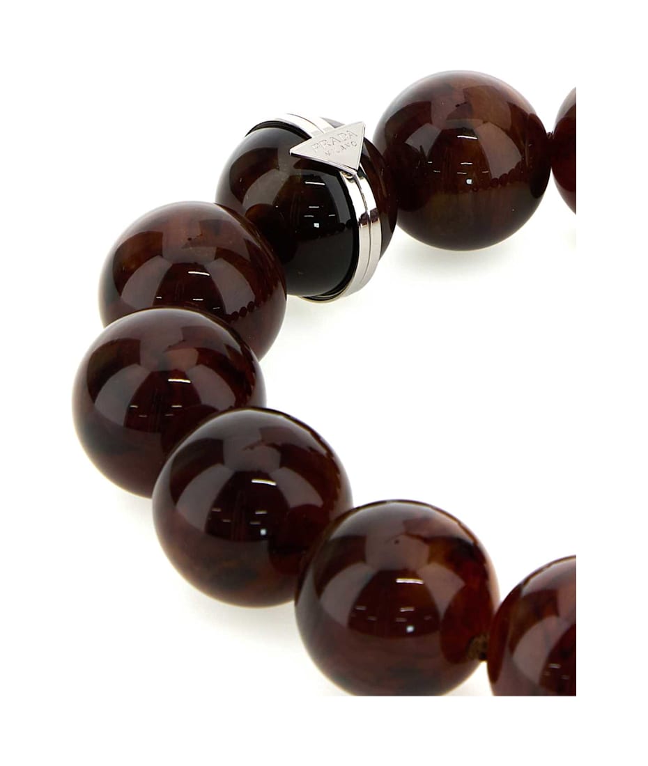 【関税&送料込】Prada Printed Pearls Necklace prada pearl chain necklace | iamkoko.la