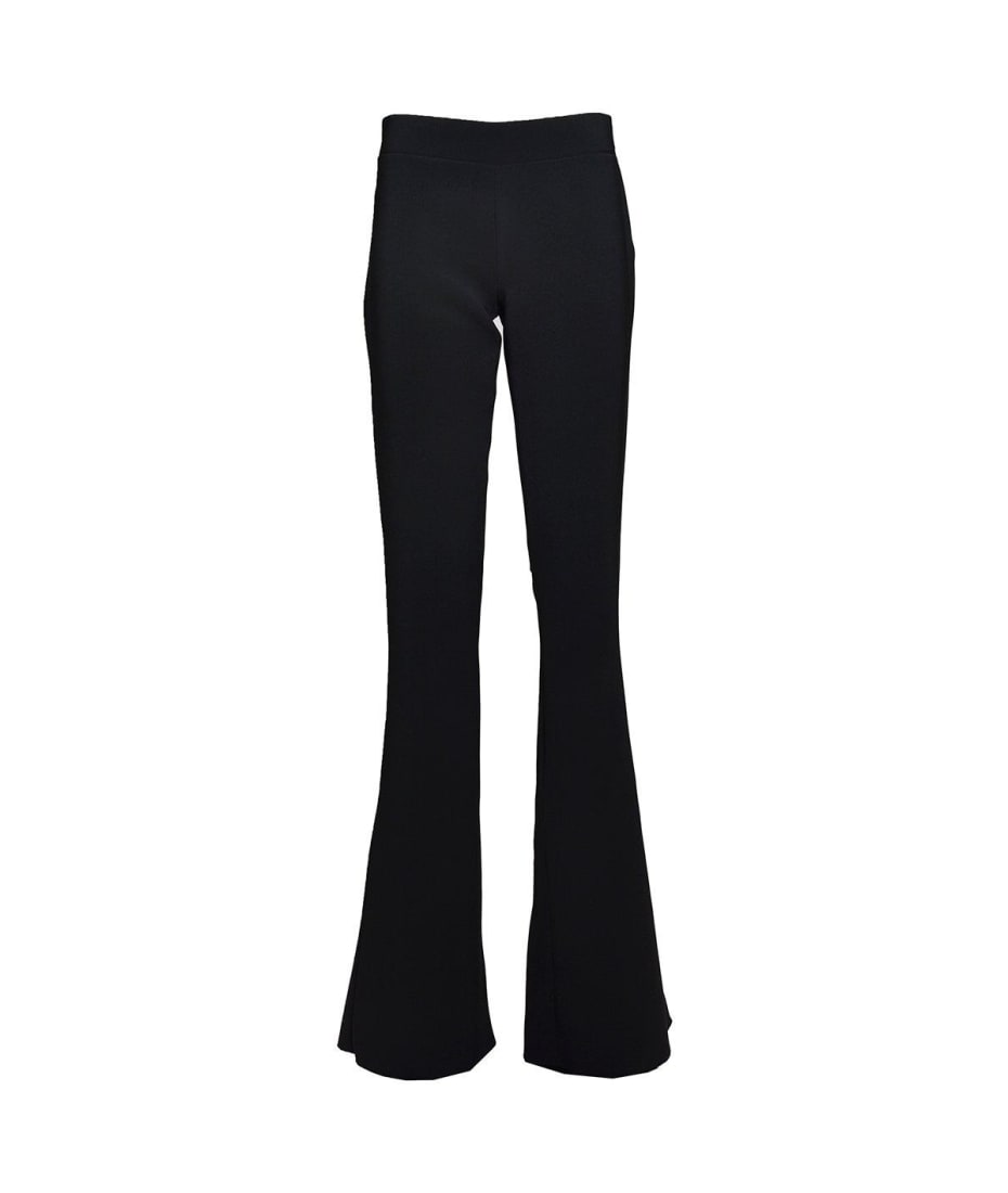 Street Style Solid Color Cut Out Wide Leg Skinny Flare Pants - Black –  Trendy & Unique