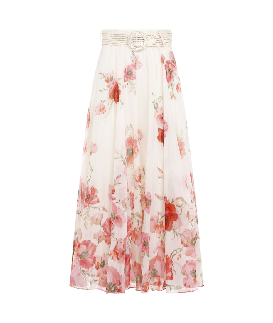 【Zimmermann】LIGHTBURST MAXI SKIRT フローラル マキシ Zimmermann Lightburst Maxi Skirt | italist