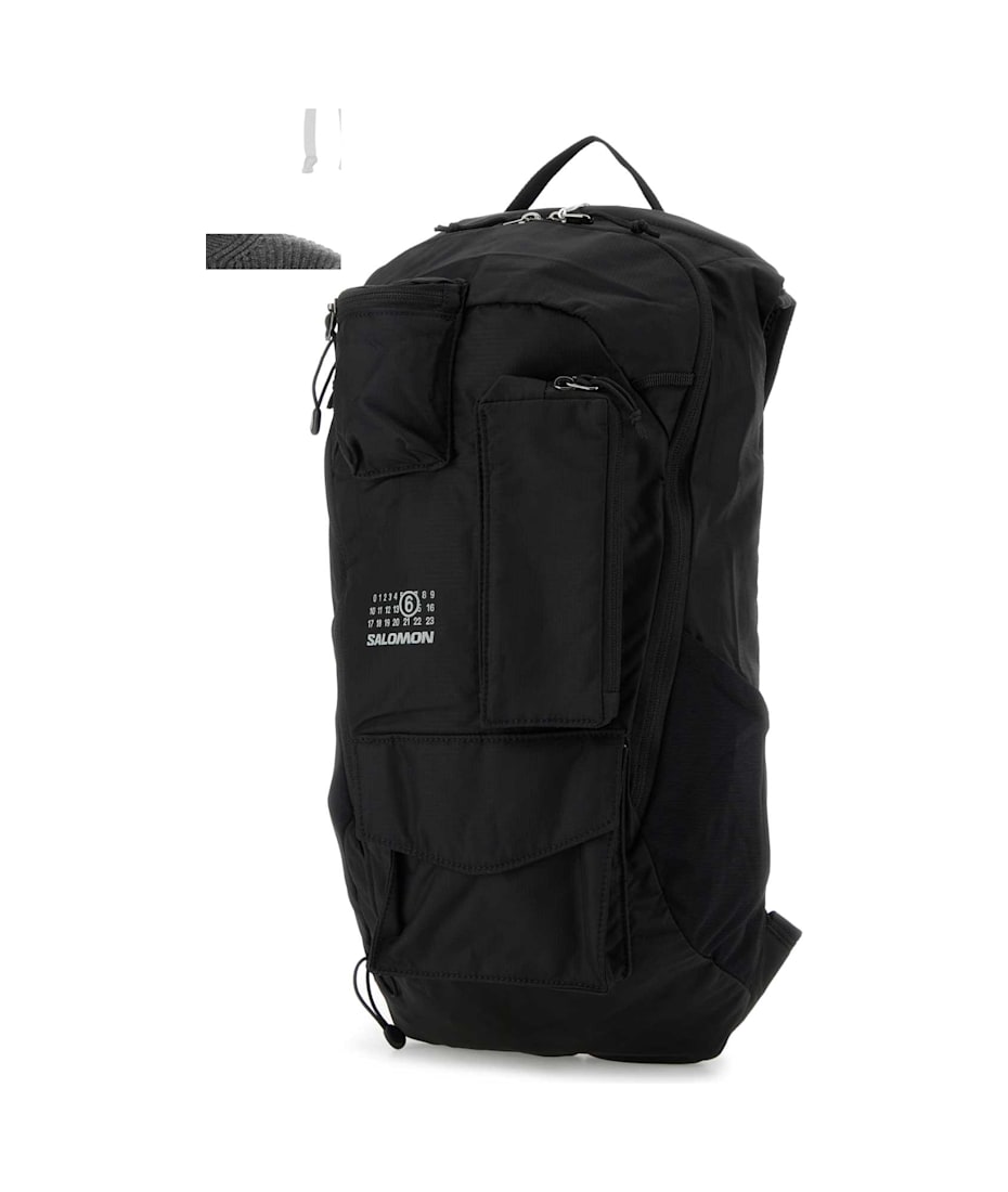 MM6 Salomon Numeric ナイロンバックパック MM6 Maison Margiela Black Nylon Mm6 X Salomon Numeric
