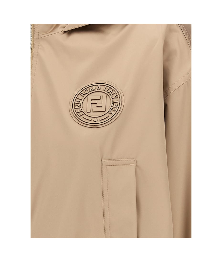 アウターその他 FENDI 'Fendi Stamp 1925' anorak Brown Fendi Stamp 1925' Anorak Casual in Brown | THE LIST