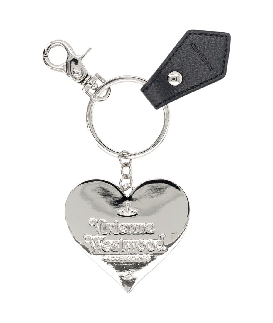 ★Vivienne Westwood★ ORB Mirror Heart 8203011WU OM0014 G405 Vivienne Westwood Mirror Heart Orb Keyring | italist, ALWAYS