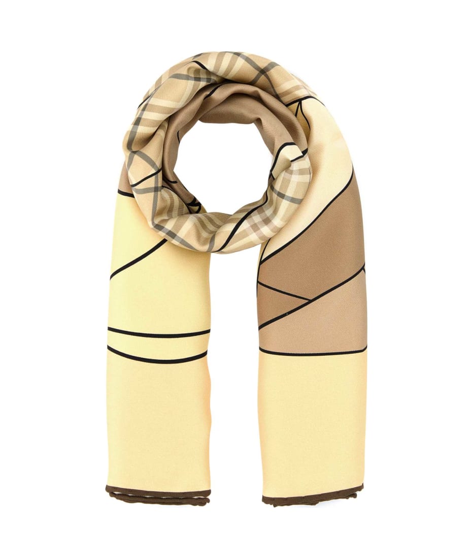 スカーフ Burberry Printed Silk Foulard Burberry Printed Silk Foulard | italist