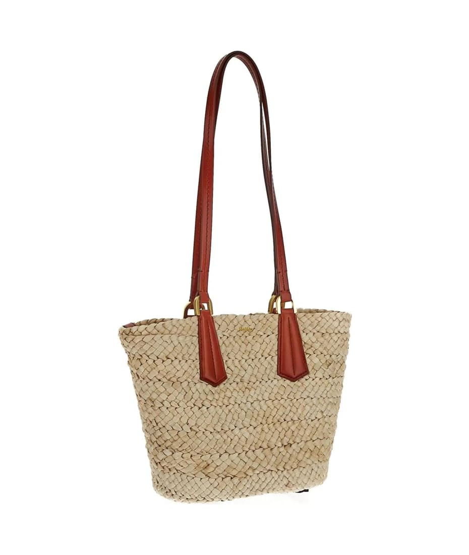 Etro Shopper Bag With Braided Handles in Natural