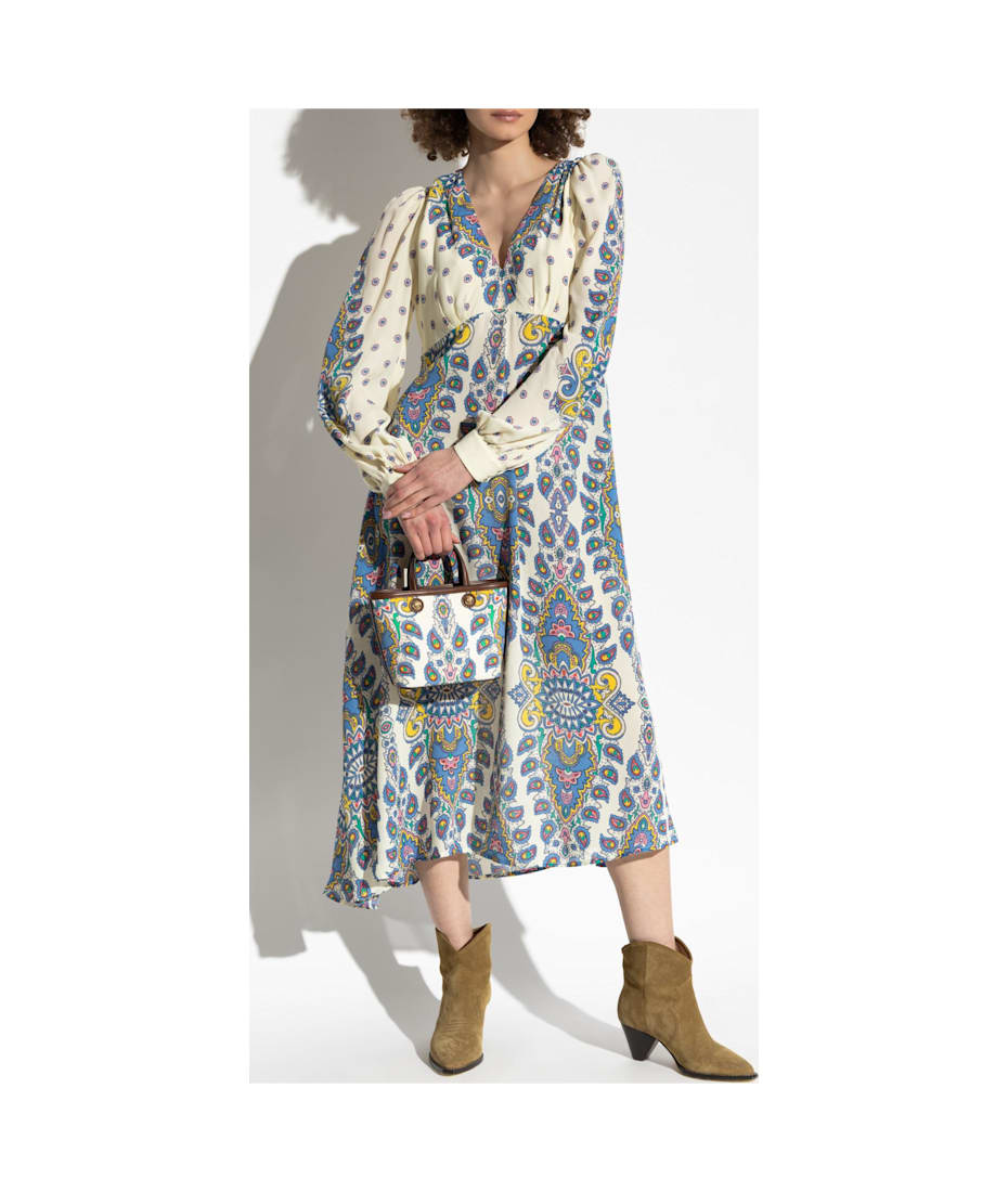 Etro Viscose Dress With Multicolor Print | italist