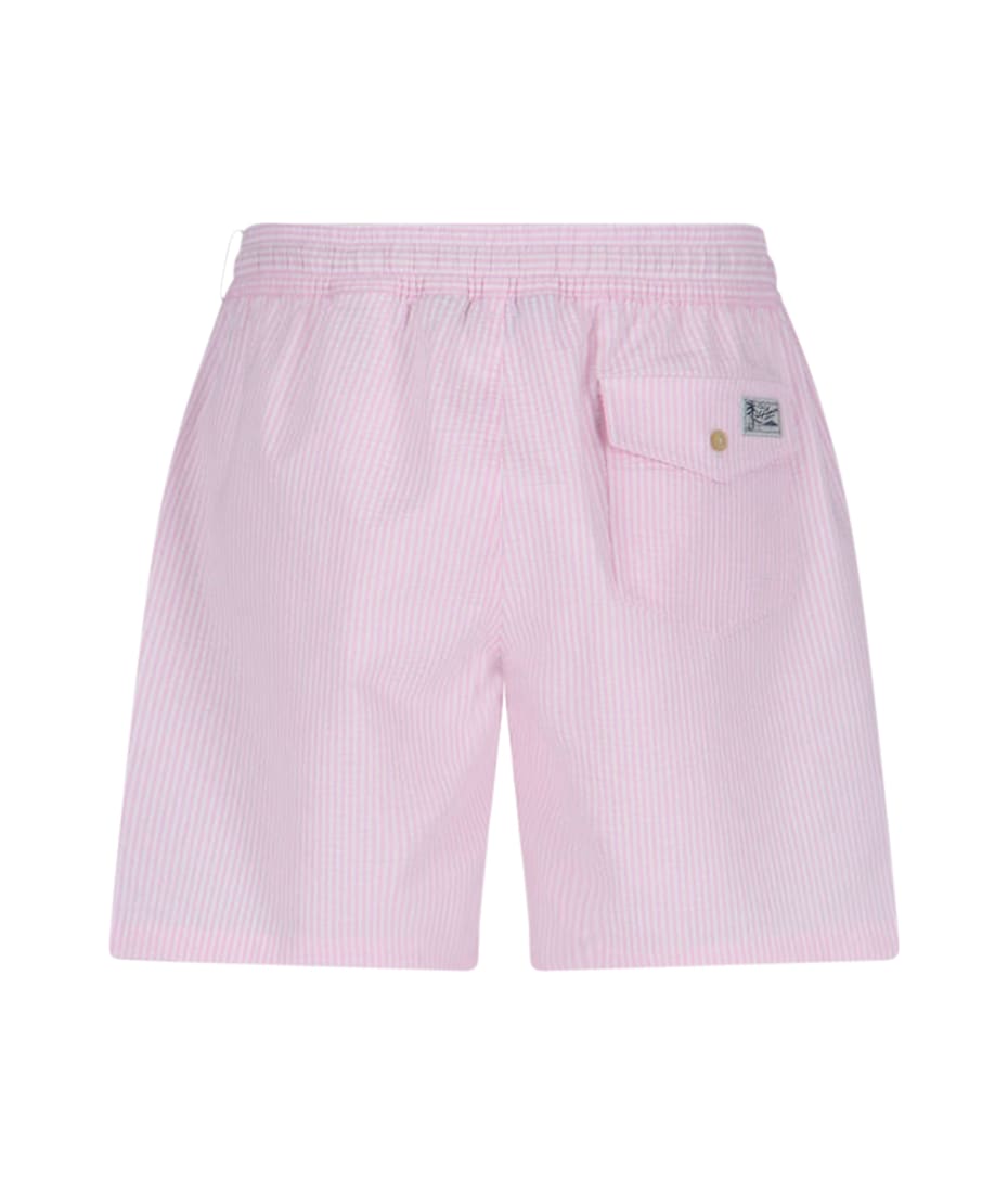 【関税&送料込】Polo Ralph Lauren Pink Striped Swim Trunks Polo Ralph Lauren Swim Shorts Summer Size XL Pink Striped | eBay