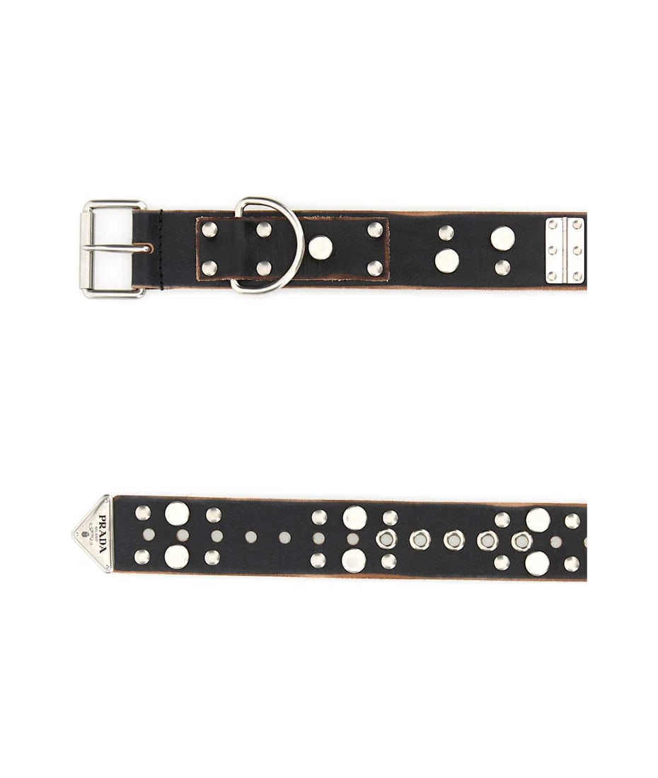 ベルト Prada Black Leather Belt Prada Saffiano Leather Belt | Saks Fifth Avenue