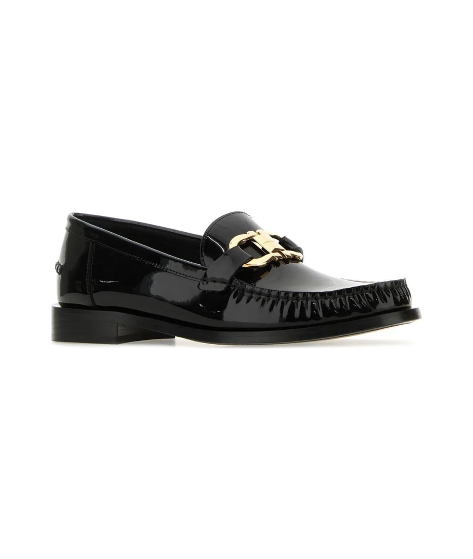 フェラガモ レディース ローファー MARYAN NERO 0769302 FERRAGAMO Maryan Leather Lug-Sole Loafers | Saks Fifth Avenue
