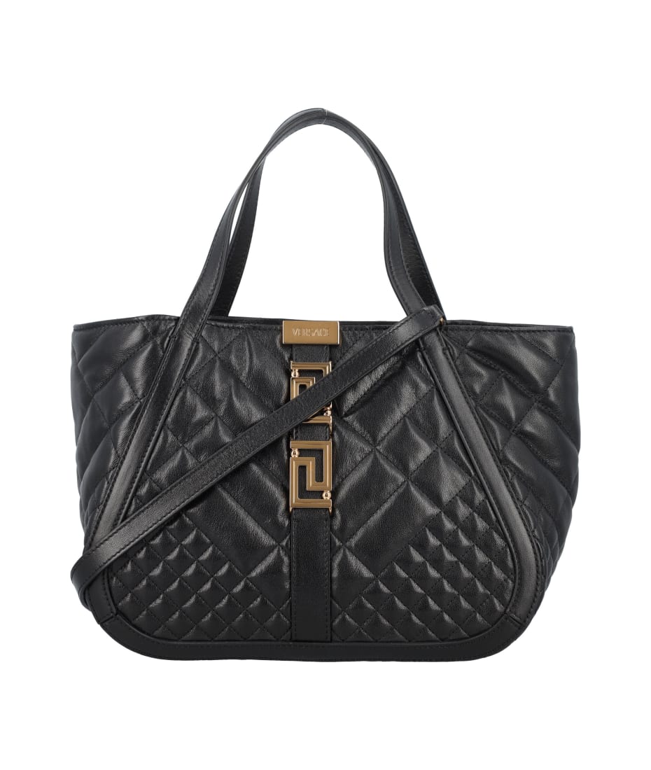 Versace Tote Quilted Leather Bag | italist
