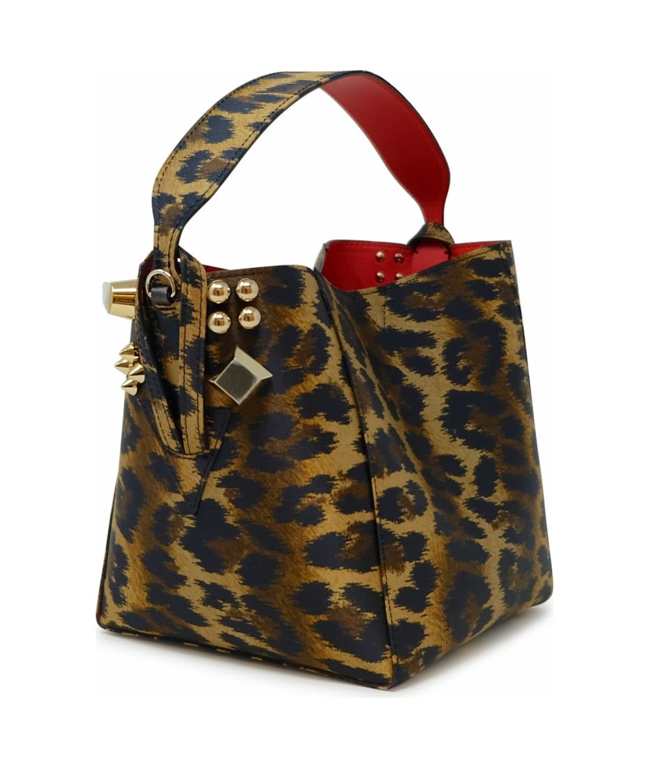 Cabachic Small Leopard Print Tote Bag in Multicoloured - Christian