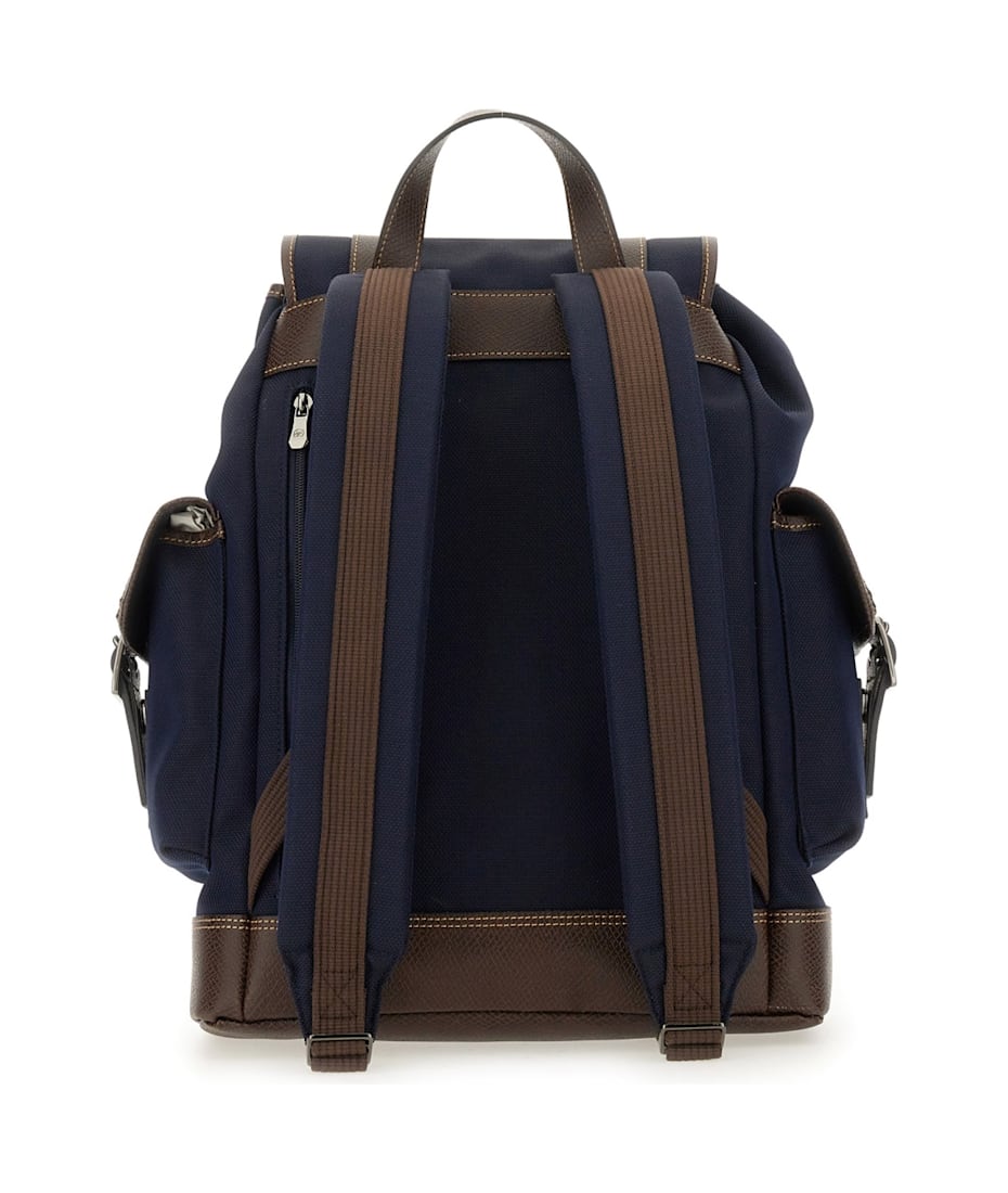 バックパック・リュック Longchamp Zaino Boxford Boxford Backpack Brown - Recycled canvas | Longchamp US