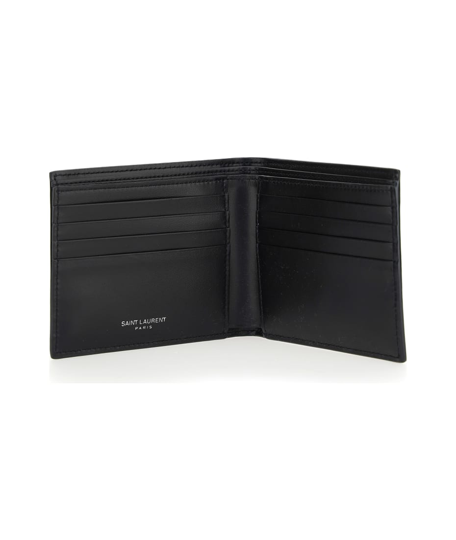 Saint Laurent Metal Logo Ysl Wallet | italist