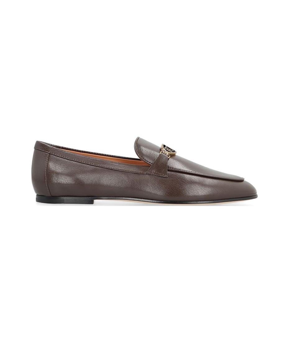 【関税＆送料込み】Tod'S Brown Loafers With Logo Plaque In Woman BROWN Loafers in Leather XXW97K0IG10SHA38MS003 | Tods