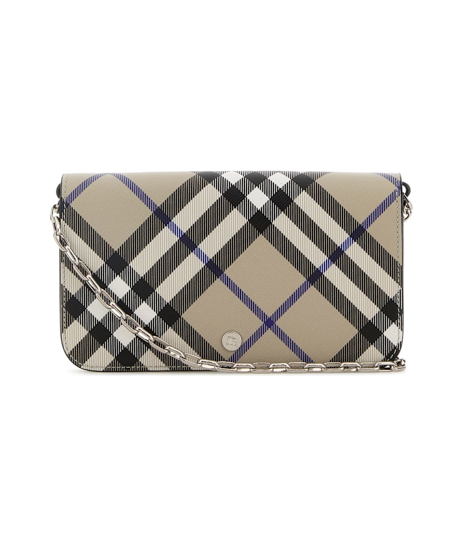 Burberry Checked Chain-linked Wallet | italist