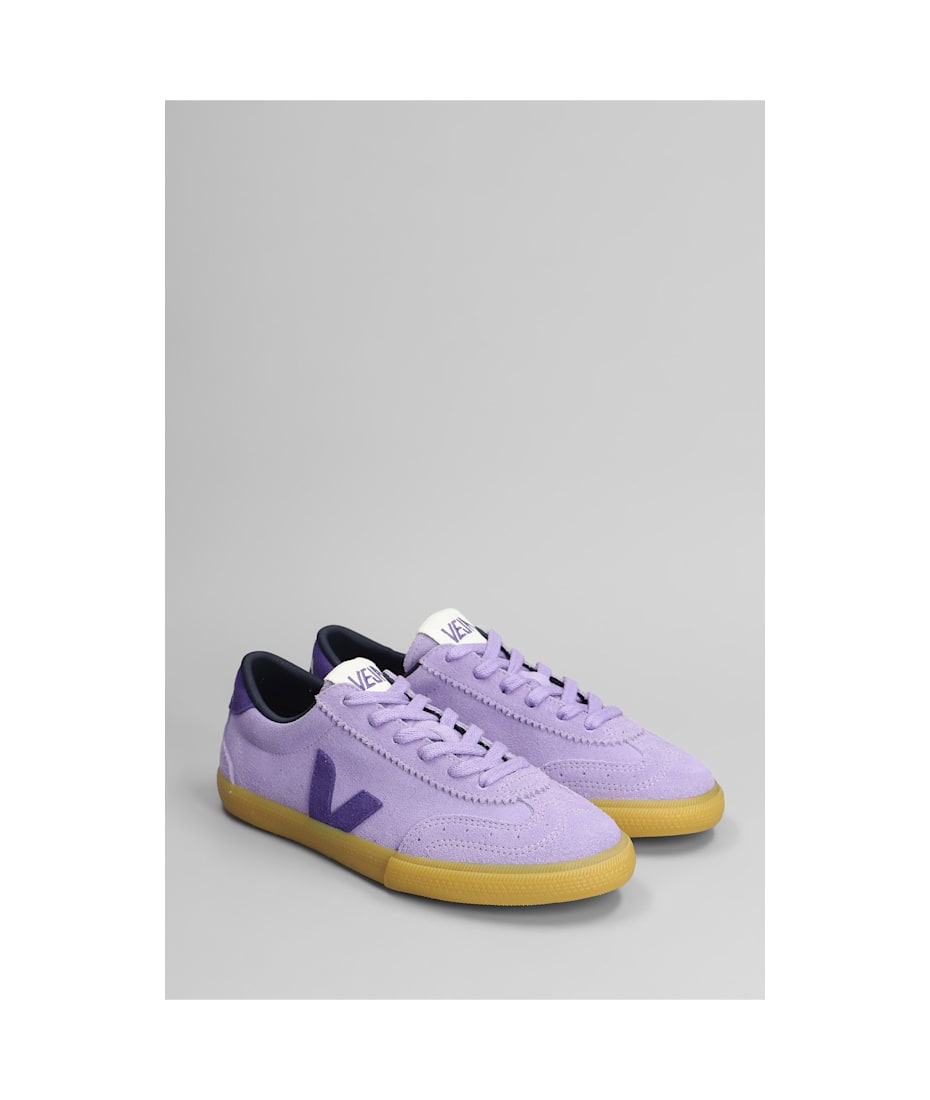 【送料&関税込】Veja Volley Sneakers In Viola Suede Veja Volley Sneakers In Viola Suede | italist