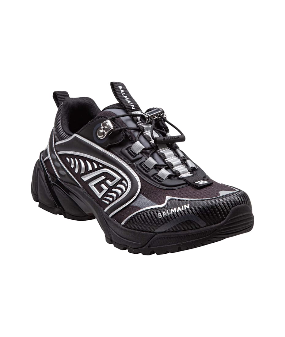 スニーカー BALMAIN SNEAKER (EN1VF724KJNR) B-Court printed leather sneakers - Men | BALMAIN