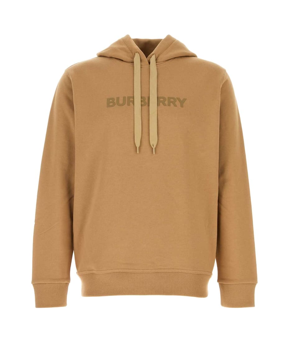 【関税&送料込】Burberry Camel Cotton Sweatshirt Burberry Camel Cotton Sweatshirt | italist