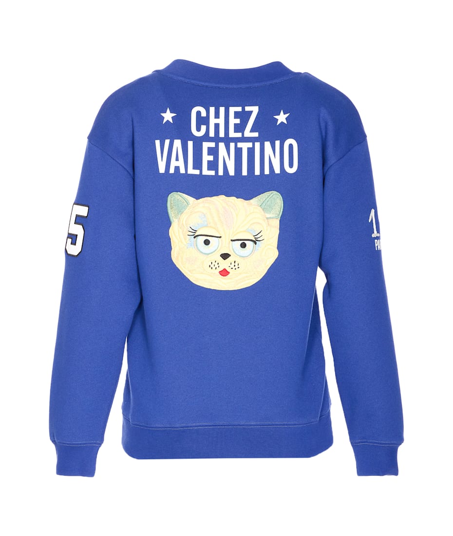 Valentino Garavani Embroidered Logo Sweatshirt | italist, ALWAYS