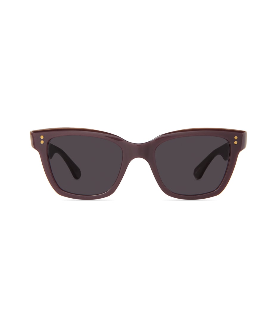 Mr. Leight Lola S Mulberry Laminate-gold Sunglasses - Mulberry Laminate-Gold