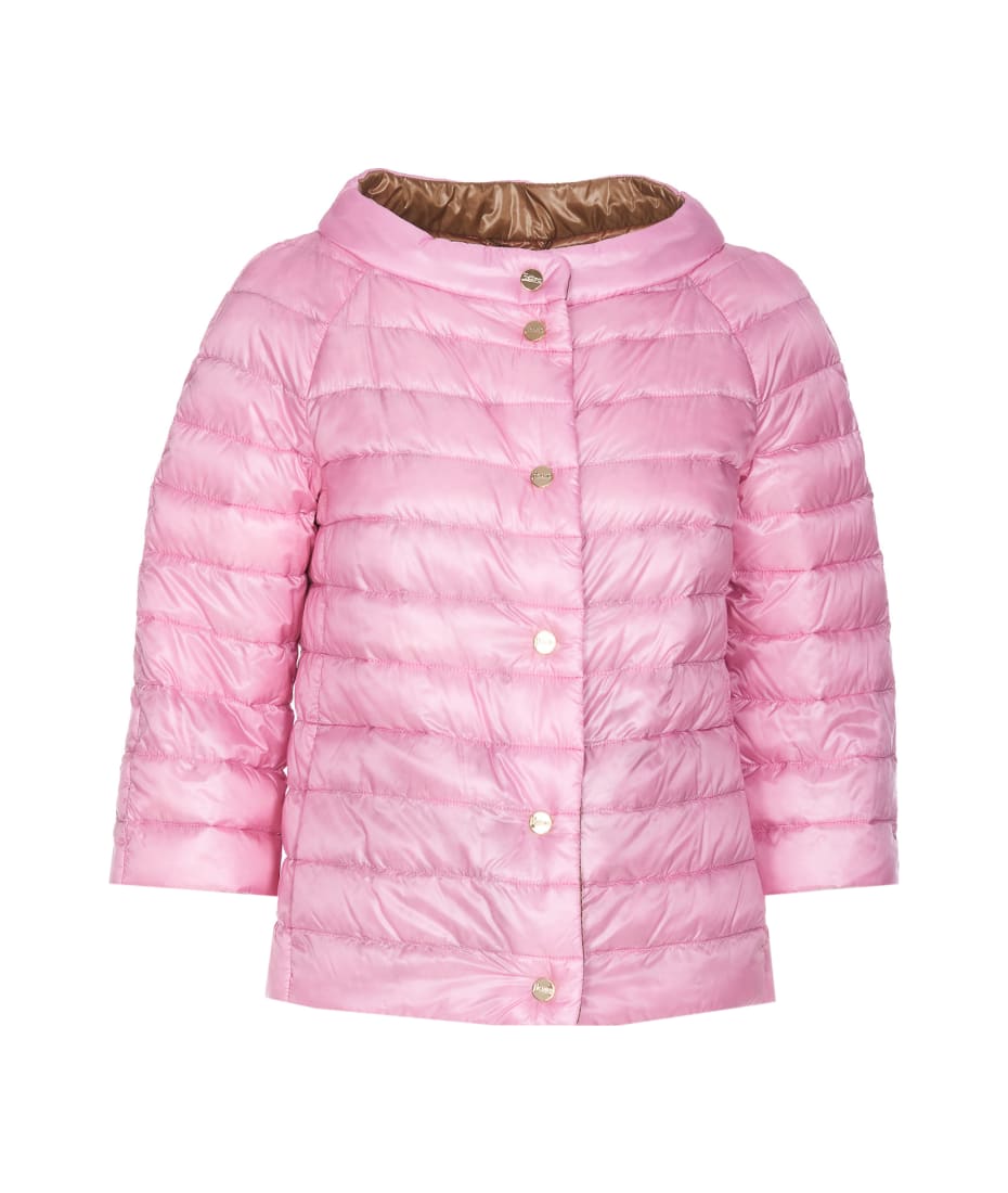 ダウンジャケット・コート Herno Pink Nylon Reversible Down Jacket Herno Pink Nylon Reversible Down Jacket | italist