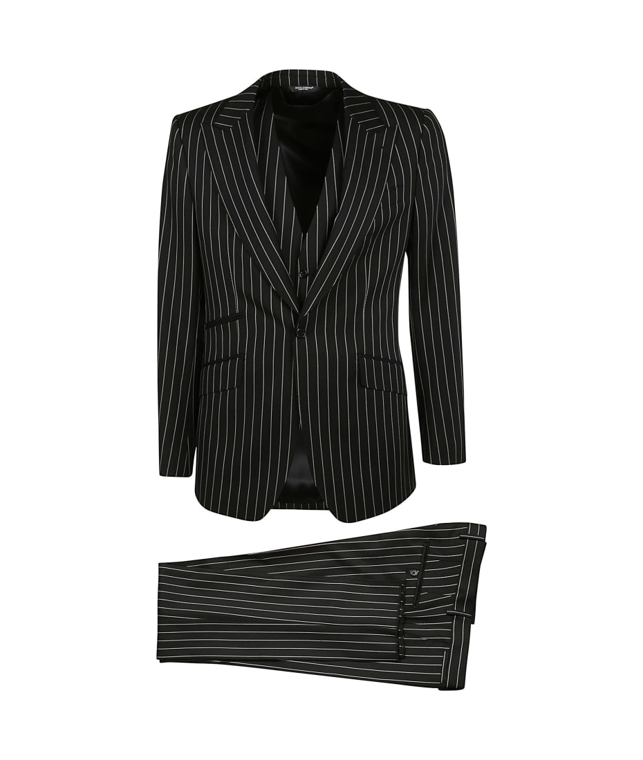 dolce and gabbana pinstripe suit