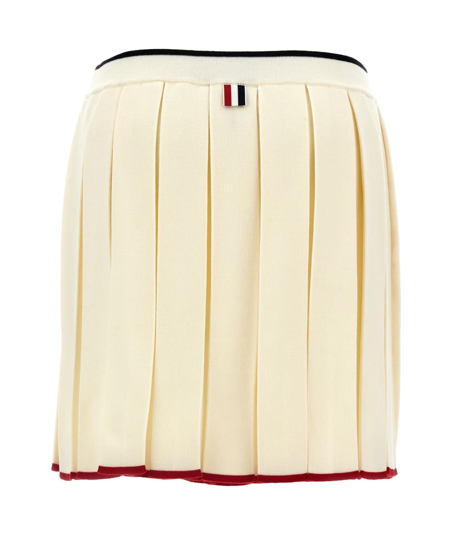 Thom Browne Knitted Pleated Skirt | italist