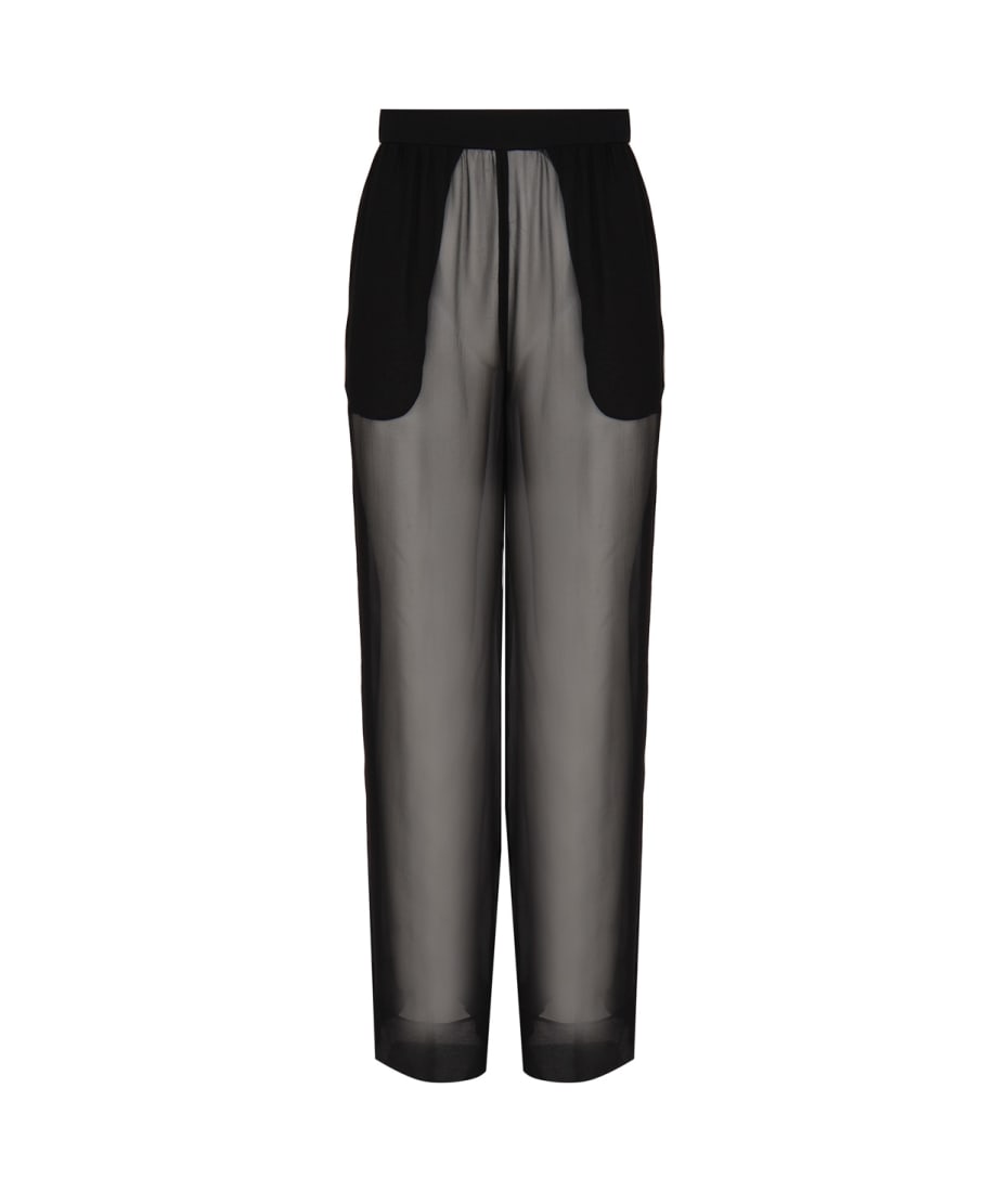 【送料&関税込】Saint Laurent Wide Trousers In Crepe Muslin Saint Laurent Wide Trousers In Crepe Muslin | italist