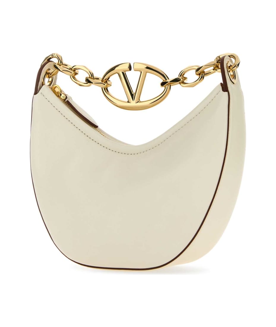 ショルダーバッグ・ポシェット VALENTINO Ivory leather mini Hobo Vlogo Moon handbag Valentino Garavani Mini Hobo Vlogo Moon Handbag | italist