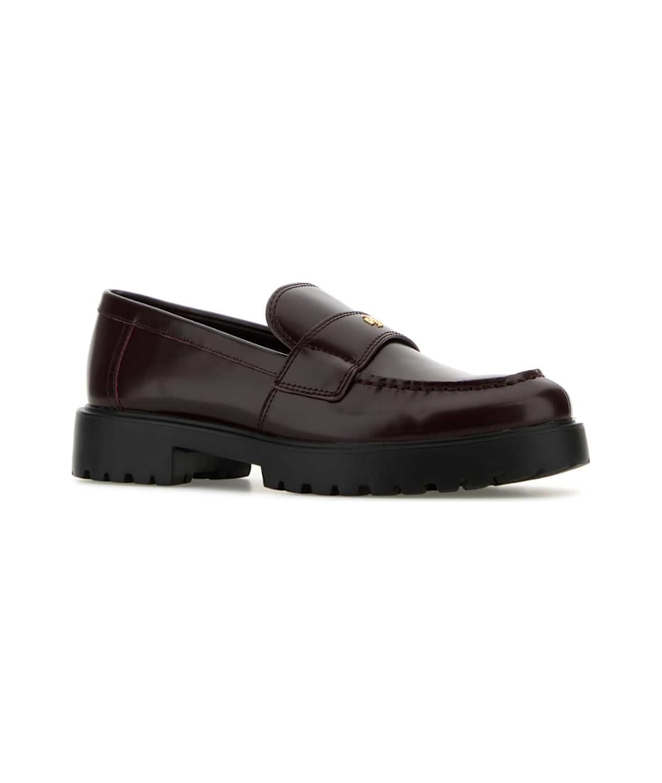 ローファー・オックスフォード Tory Burch Burgundy Leather Loafers Tory Burch Burgundy Leather Loafers | italist