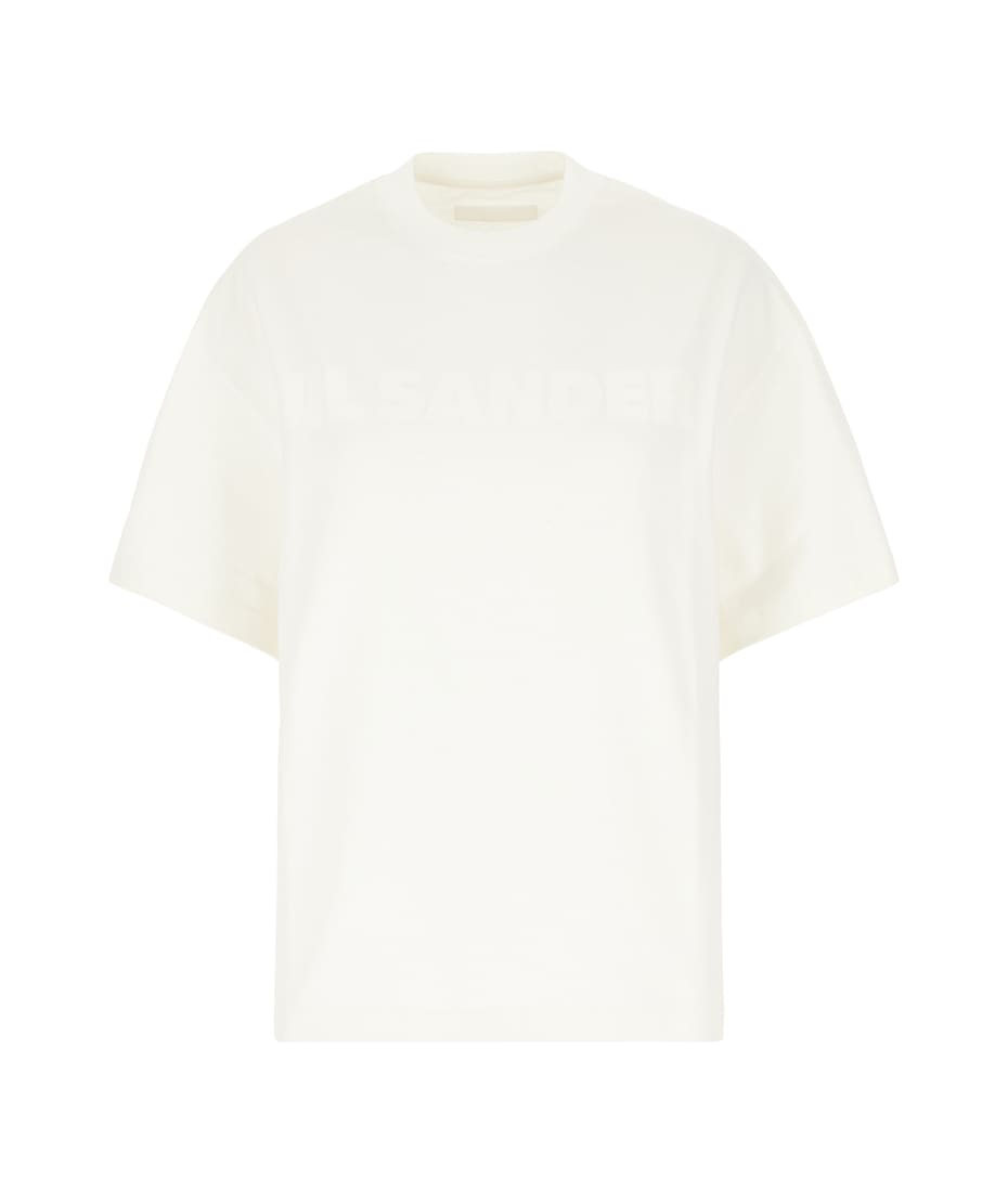 Jil Sander アイボリーコットンTシャツIvory Cotton T-shirt J47GC0122J20103_102-1_650x.jpg