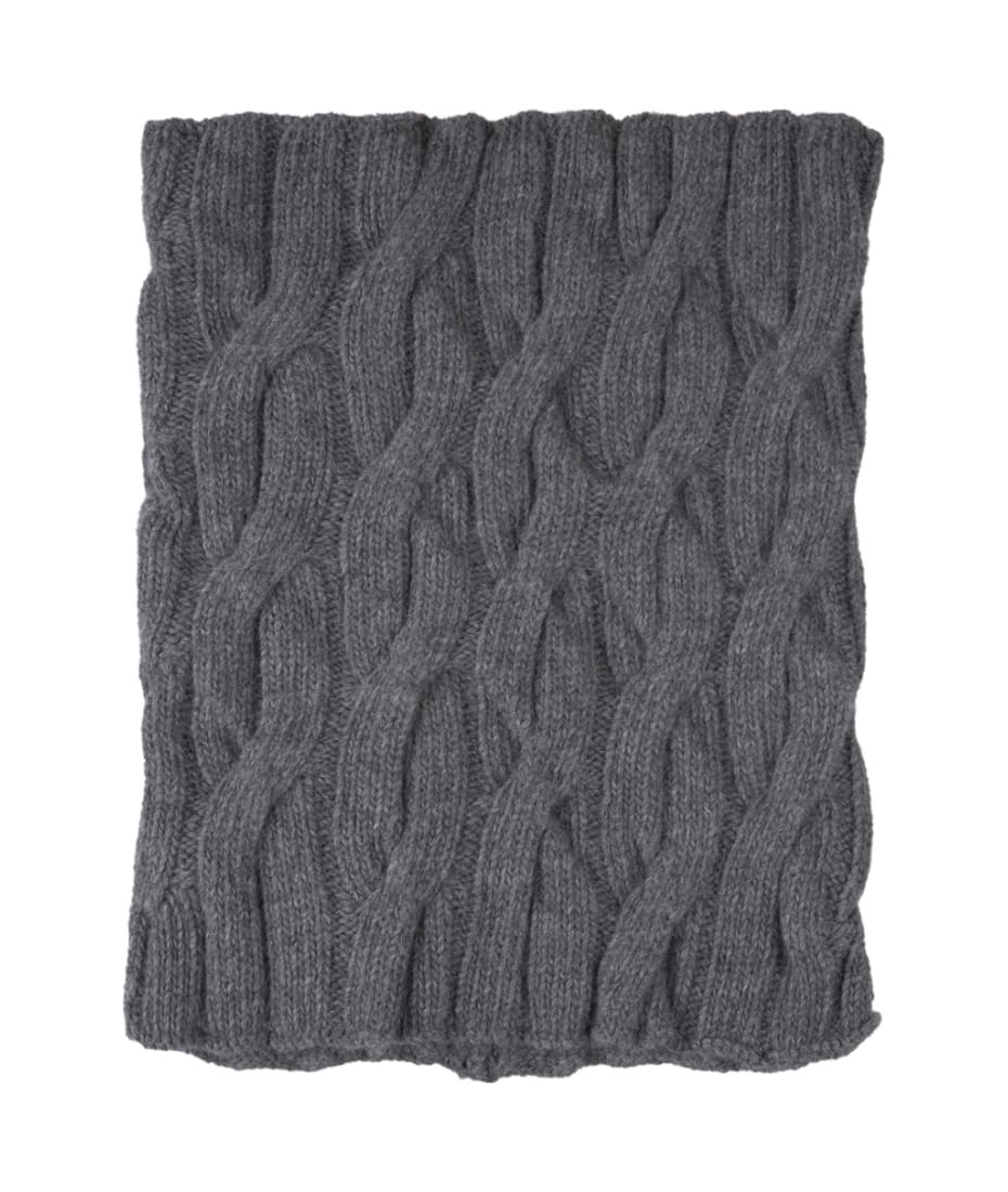 Zanone Grey Braided Wool Blend Neckwarmer | italist, ALWAYS LIKE A