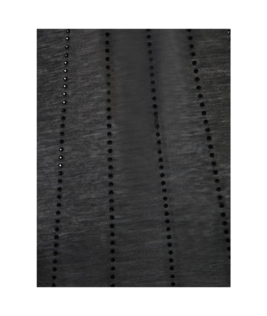 【送料&関税込】Dsquared2 Black Sequined Sleeveless Top Dsquared2 Black Sequined Sleeveless Top | italist