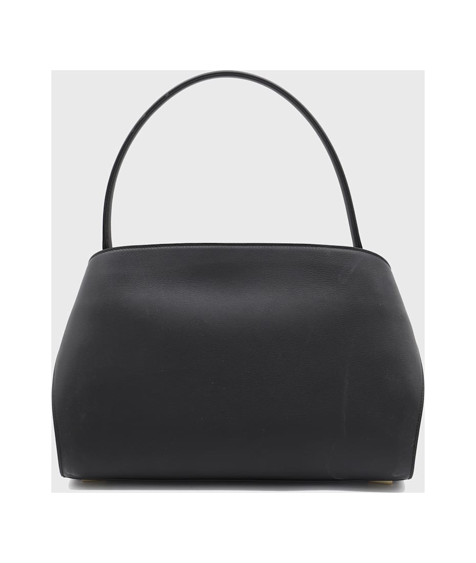 ★関税込み★ FERRAGAMO BLACK LEATHER TOP HANDLE BAG Ferragamo Black Leather Top Handle Bag | italist