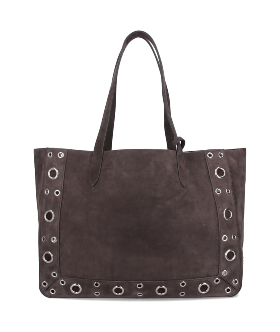 【関税&送料込】Valentino Garavani Nellcote Medium Tote Bag Valentino Garavani Brown Suede Nellcã´te Shopping Bag