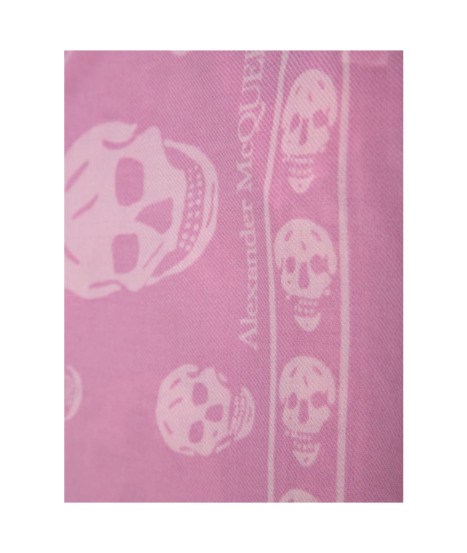 Alexander McQueen Scarf With Skull Motif | italist