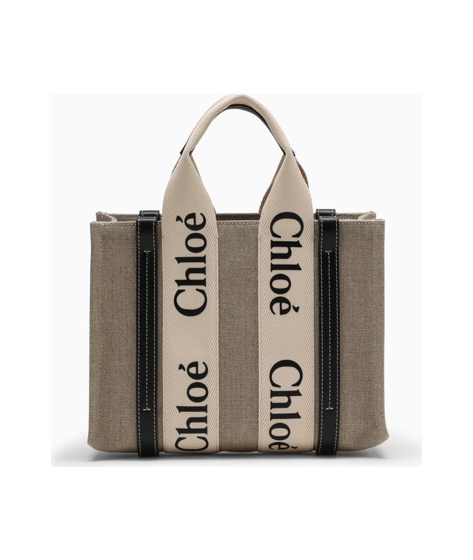 Chloé Medium Woody Logo Tote Bag - Farfetch