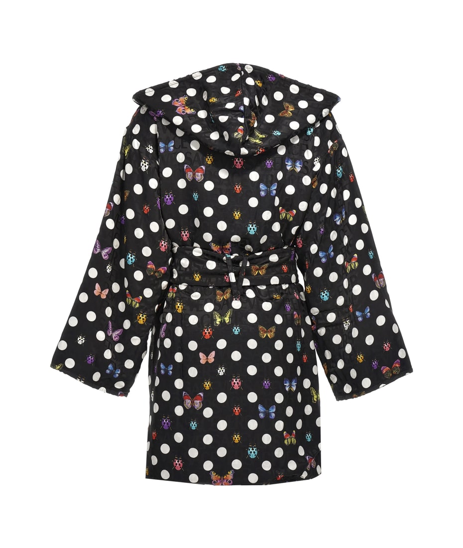 インナー・ルームウェアその他 VERSACE 'Heritage Butterflies & Ladybugs Polka' bathrobe Versace home 'heritage butterflies & ladybugs polka