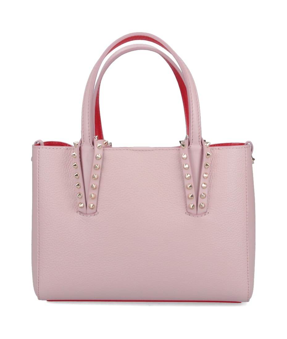 【送料&関税込】Christian Louboutin cabata Mini Handbag Cabata mini Black Calf leather - Handbags - Christian Louboutin