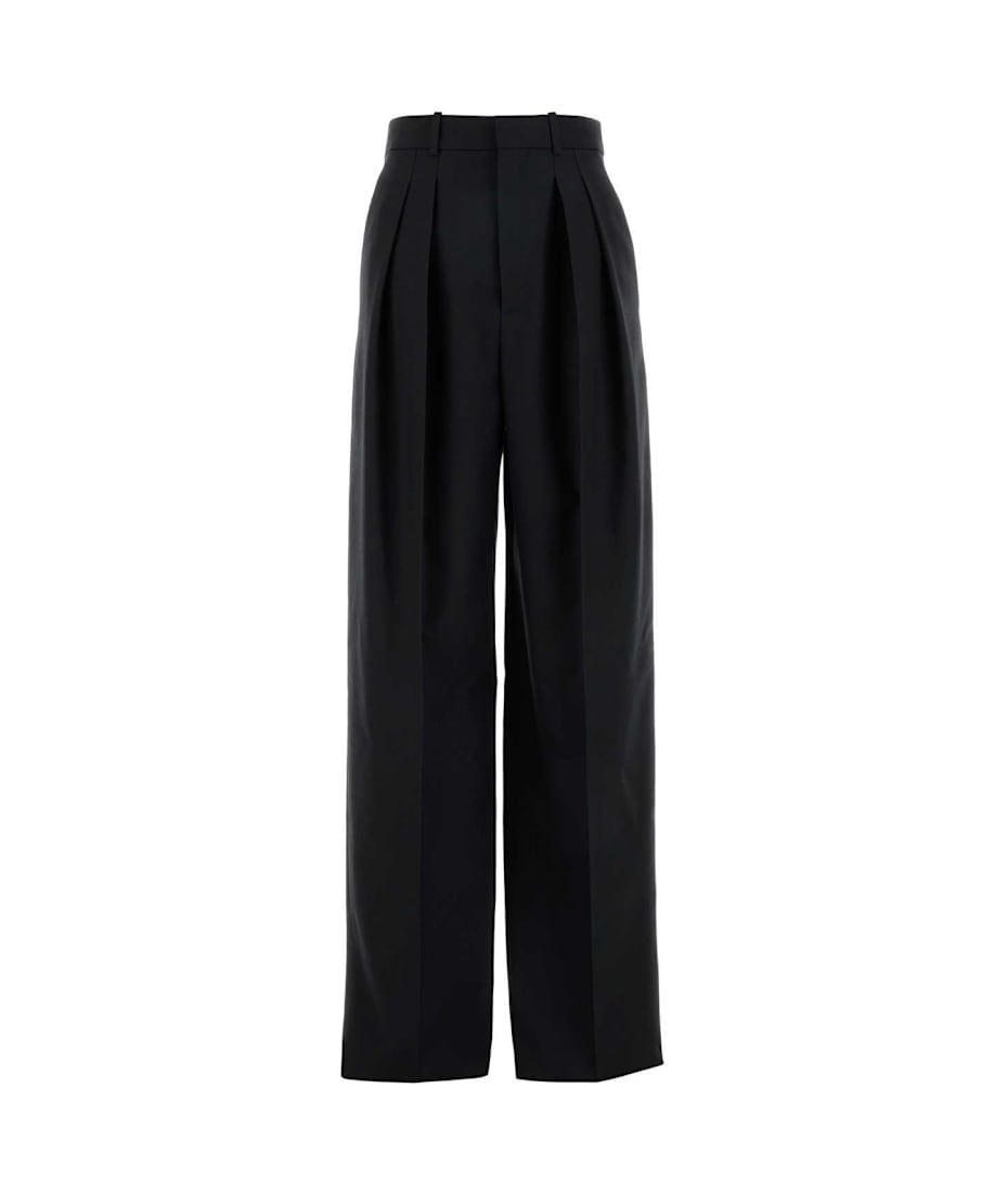 【関税&送料込】Saint Laurent Black Canvas Pant Saint Laurent Denim Pants in Black | LN-CC