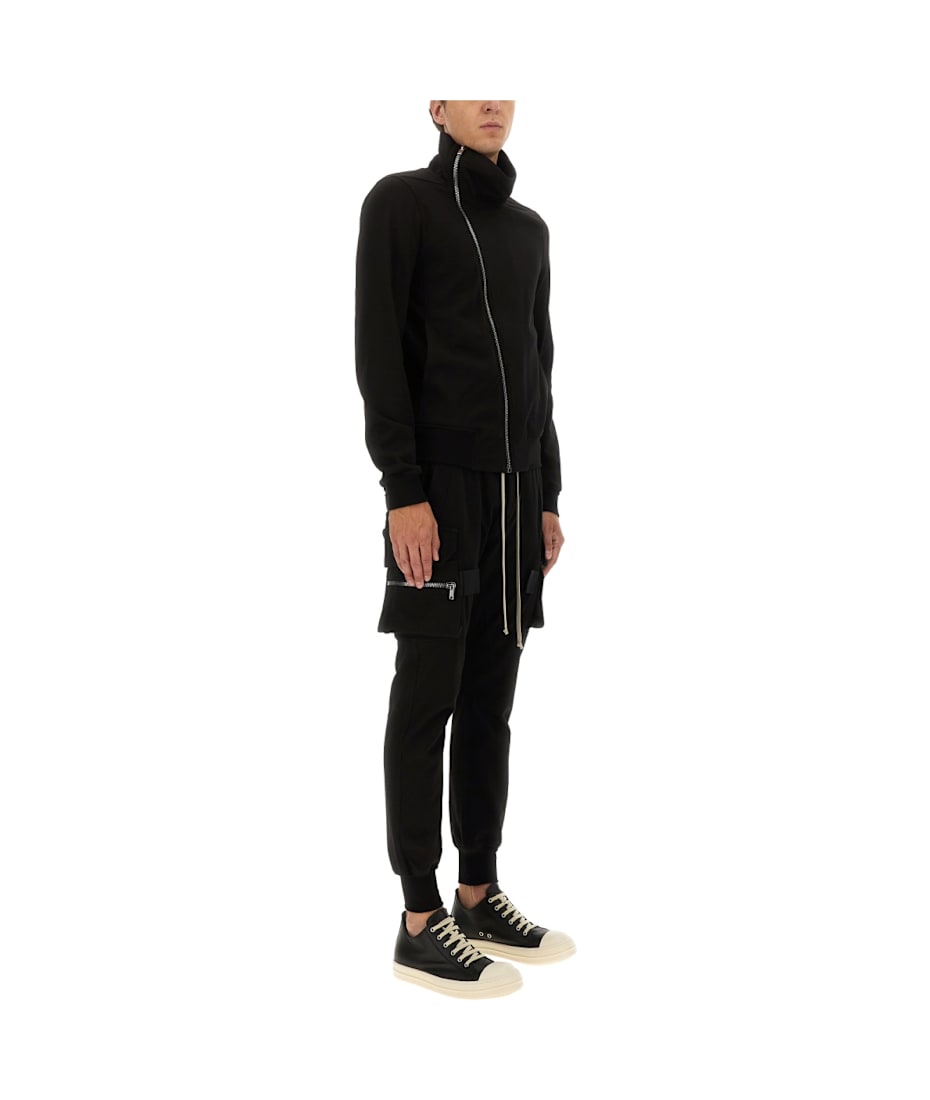 【関税&送料込】Rick Owens Asymmetrical Zipper Sweatshirt Rick Owens Asymmetrical Zipper Sweatshirt | italist, ALWAYS