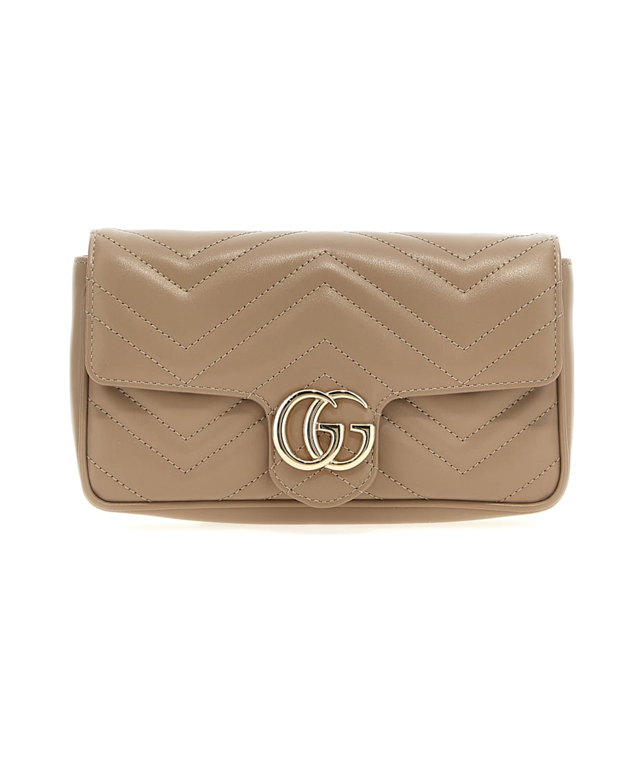 ハンドバッグ GUCCI 'GG Marmont' mini crossbody bag GG Marmont mini bag in black leather | GUCCI® US