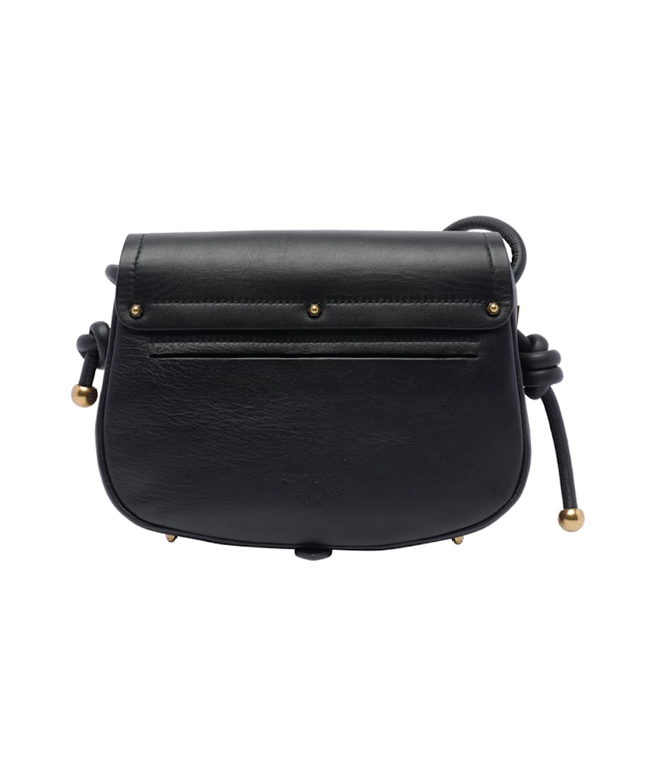 Pinko Mini Logo Saddle Crossbody Bag | italist