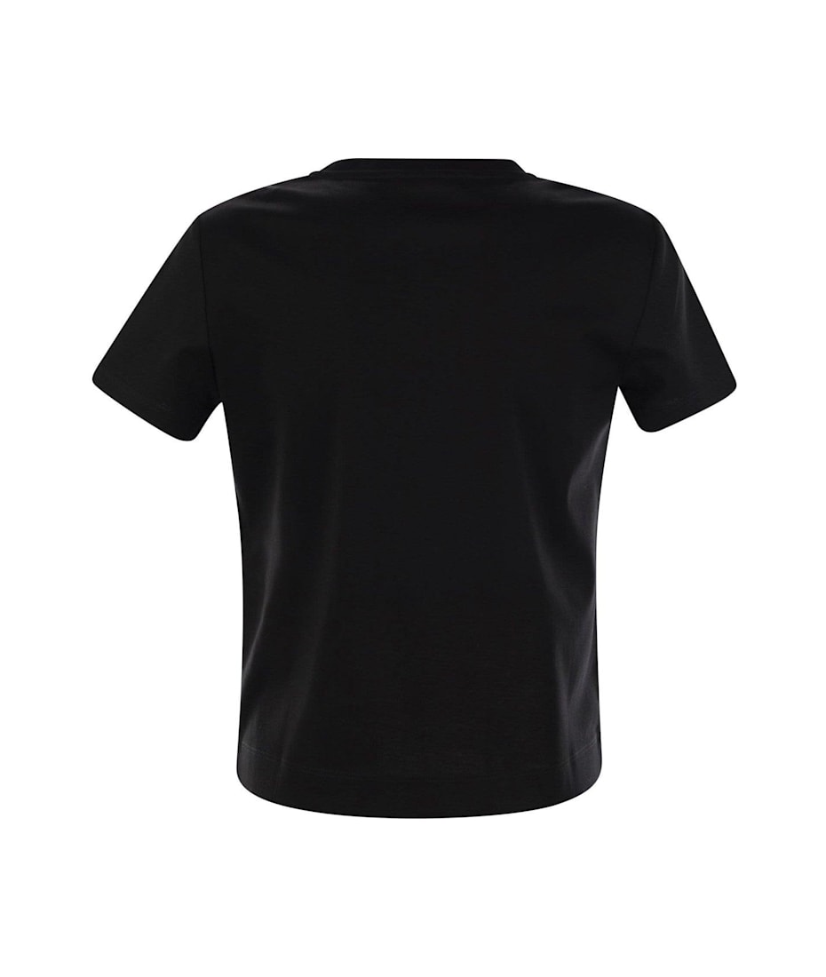 【送料&関税込】Max Mara Logo Embroidered Crewneck T-shirt Max Mara Logo Embroidered Crewneck T-shirt | italist, ALWAYS