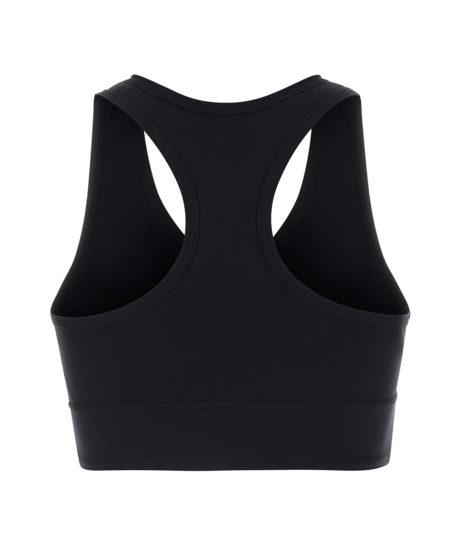 Tシャツ・カットソー BALENCIAGA BLACK STRETCH NYLON CROP-TOP Balenciaga Black Stretch Nylon Crop-top | italist