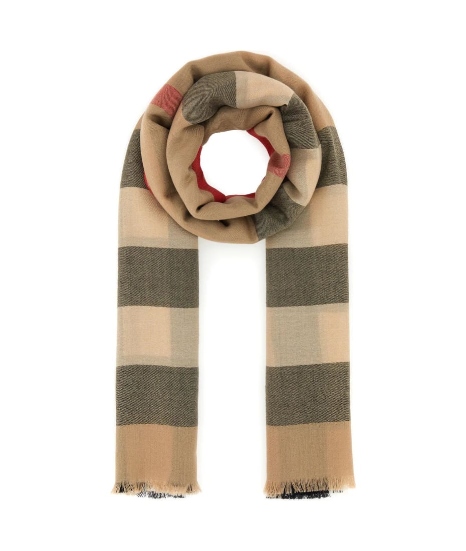 Burberry Embroidered Cashmere Scarf italist