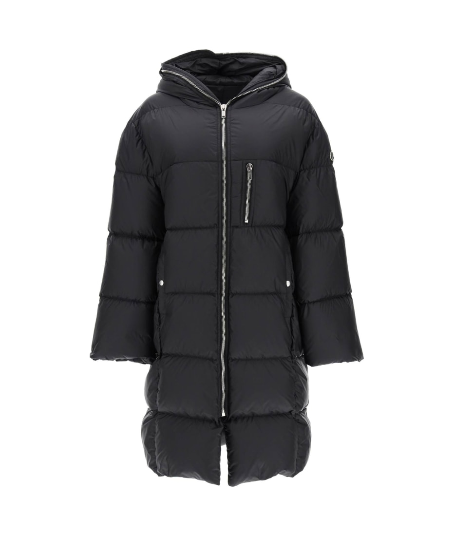 Rick Owens Black Moncler Edition Down Coat