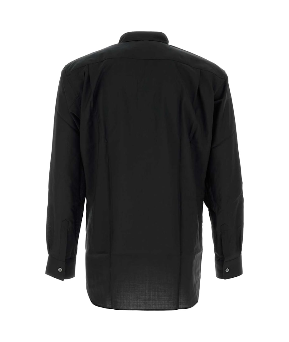 Tシャツ・カットソー COMME des GARCONS FW24 Black wool shirt (FZB302PER 1BLACK) Comme des Garçons Shirt Black Wool Shirt | italist